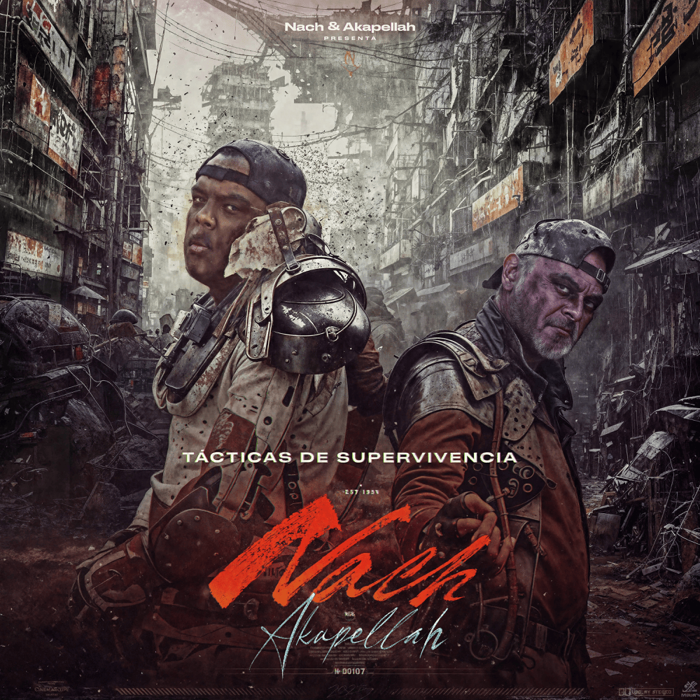Album cover art for "Tácticas de Supervivencia" by Nach