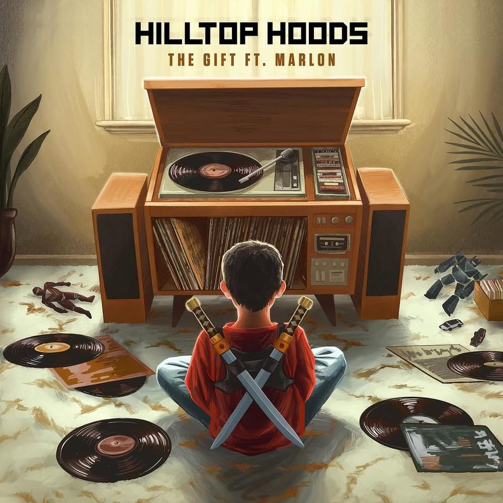 Album cover art for "The Gift" by Hilltop Hoods & Marlon (AU)