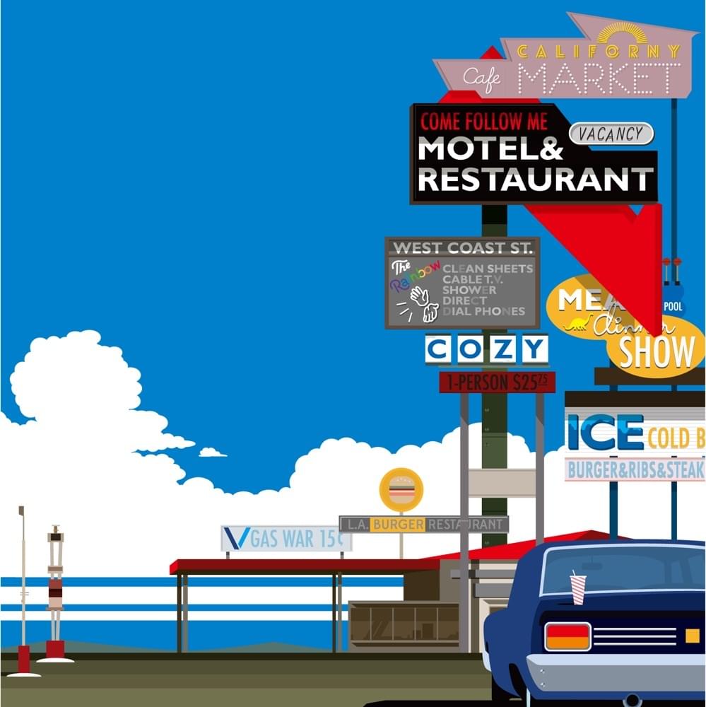 Album cover art for "カリフォルニー (Californy)" by ケツメイシ (Ketsumeishi)