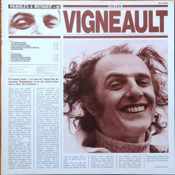Cover image for Gilles Vigneault (1981)