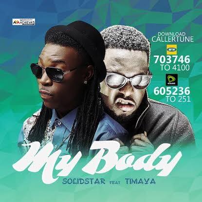 Album cover art for "My Body" by Solidstar & Timaya