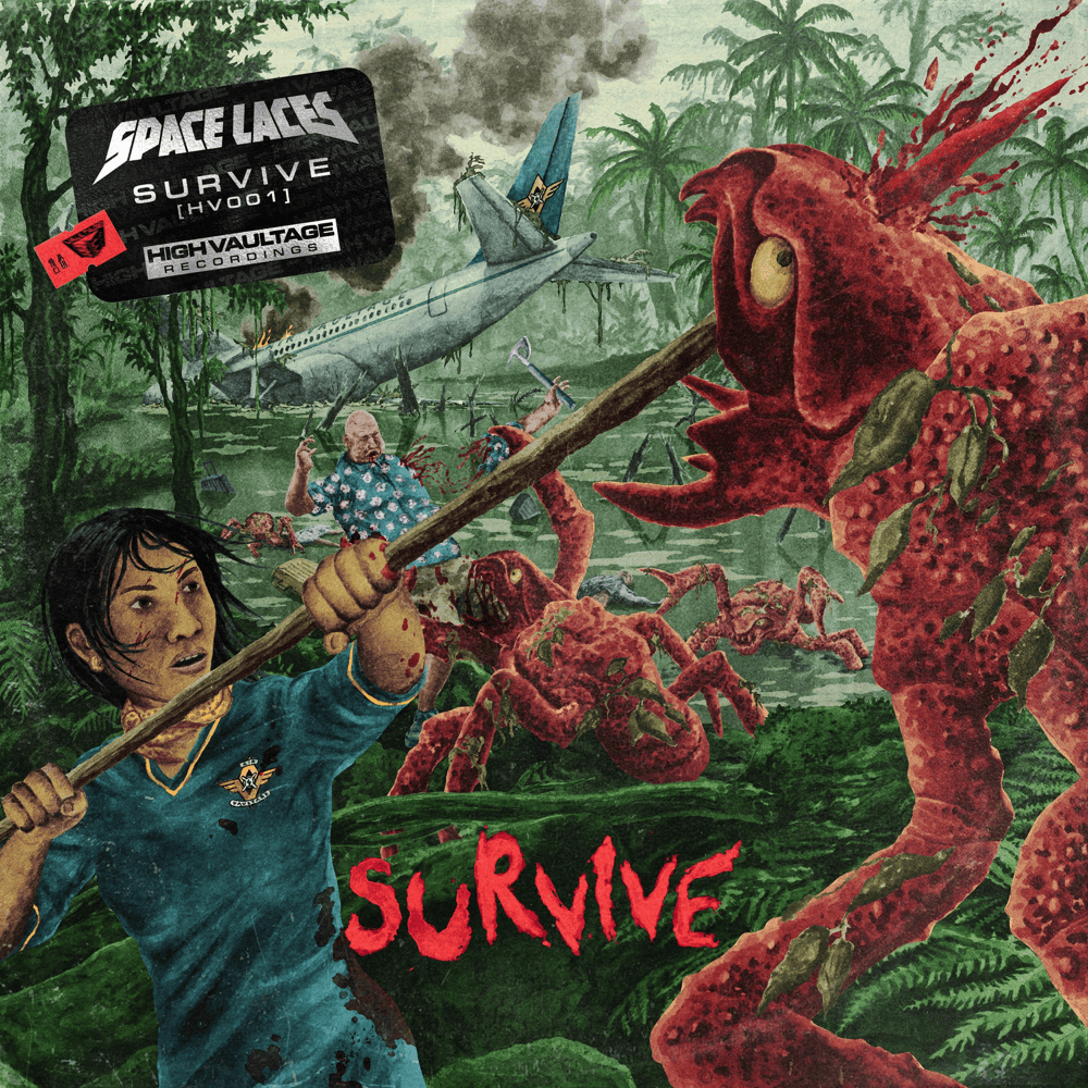 Album cover art for "Survive" by Space Laces