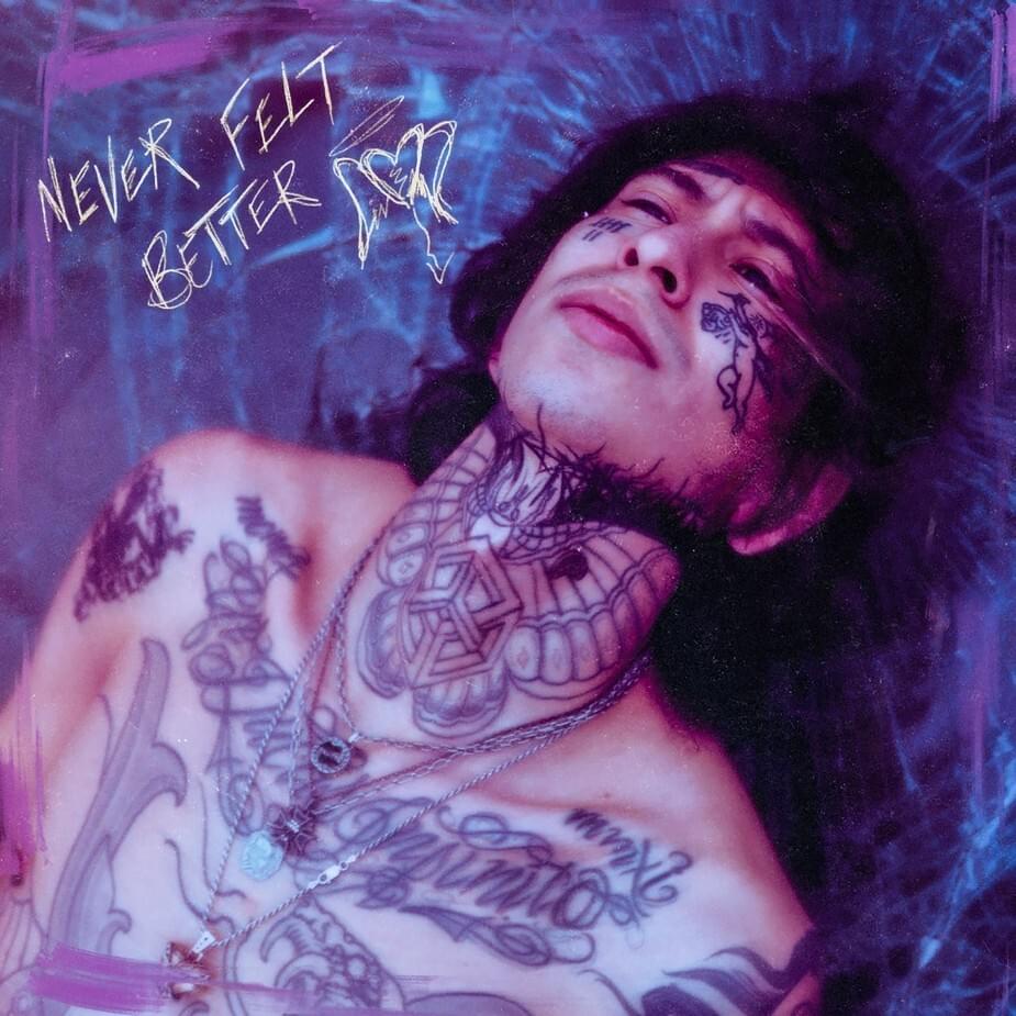 Album cover art for "Never Felt Better" by LiL Lotus