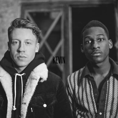 Album cover art for "Kevin" by Macklemore & Leon Bridges