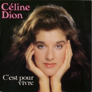 Album cover art for "C’est pour vivre" by Céline Dion