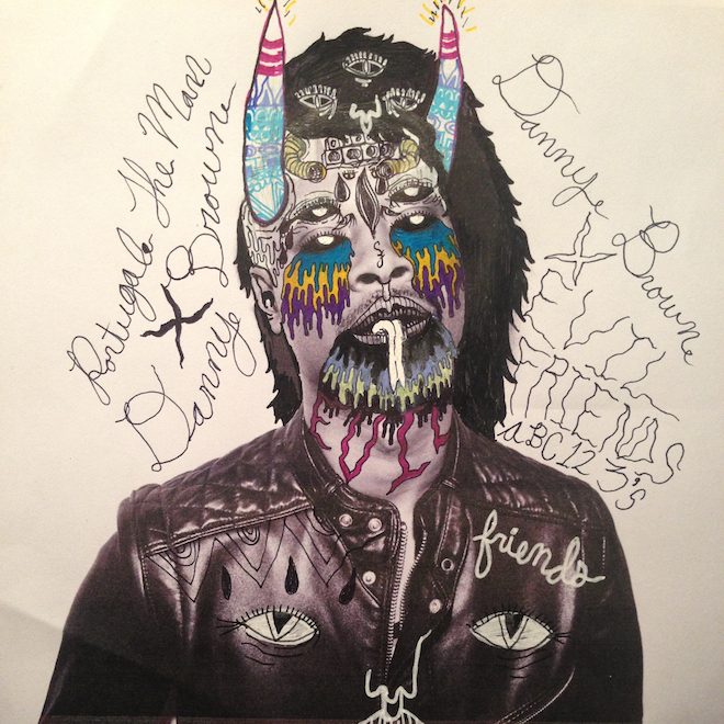 Album cover art for "Evil Friends (Jake One Remix)" by Portugal. The Man & Danny Brown