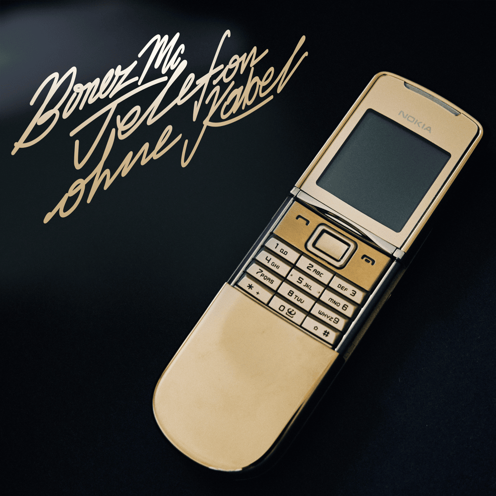 Album cover art for "Telefon ohne Kabel 📞" by Bonez MC