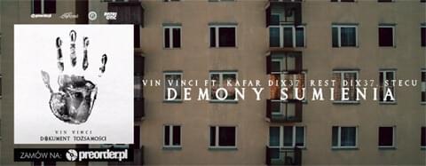 Album cover art for "Demony sumienia" by Vin Vinci & Stecu & Rest Dixon37 & Kafar Dix37