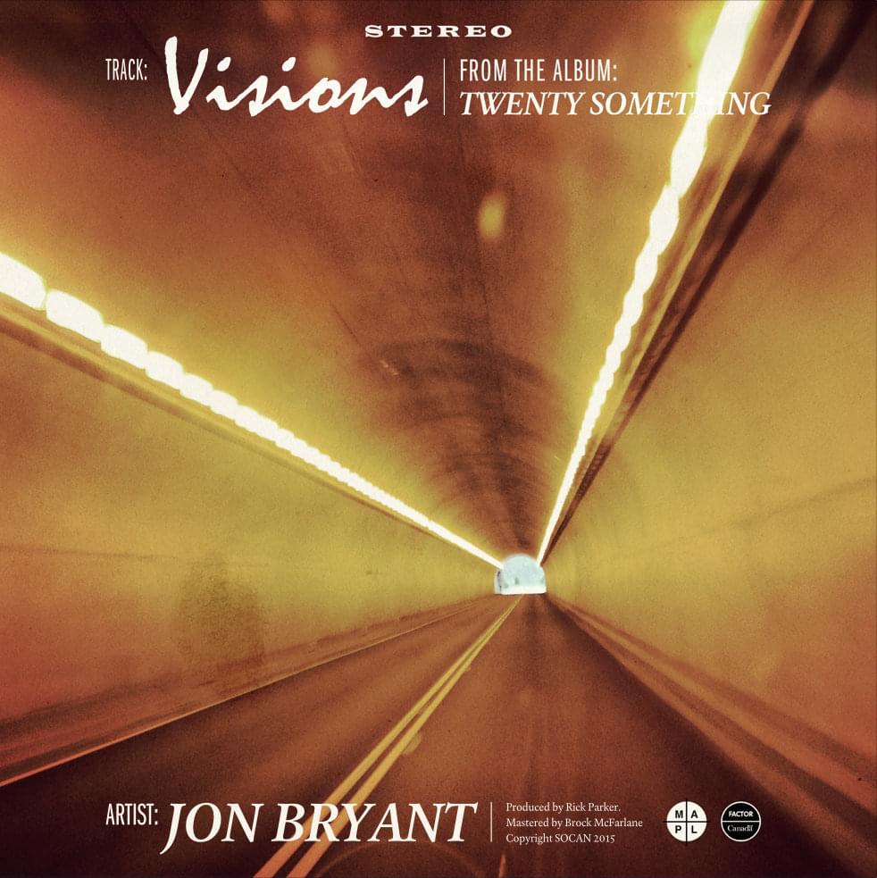 Album cover art for "Visions" by Jon Bryant