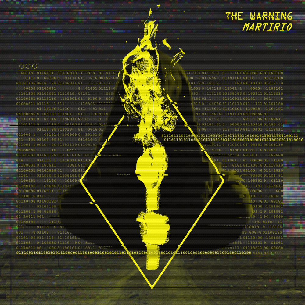 Album cover art for "MARTIRIO" by The Warning