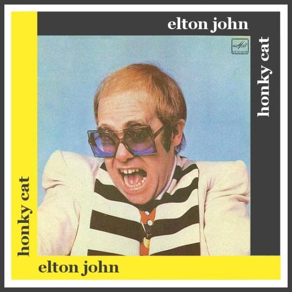 Album cover art for "Honky Cat" by Elton John