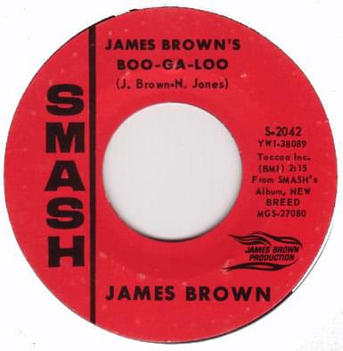 Album cover art for "James Brown’s Boo-Ga-Loo" by James Brown