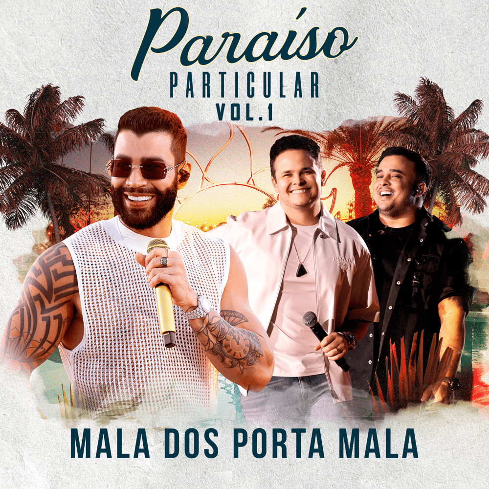 Album cover art for "Mala dos Porta-Mala (Ao Vivo)" by Gusttavo Lima & Matheus & Kauan