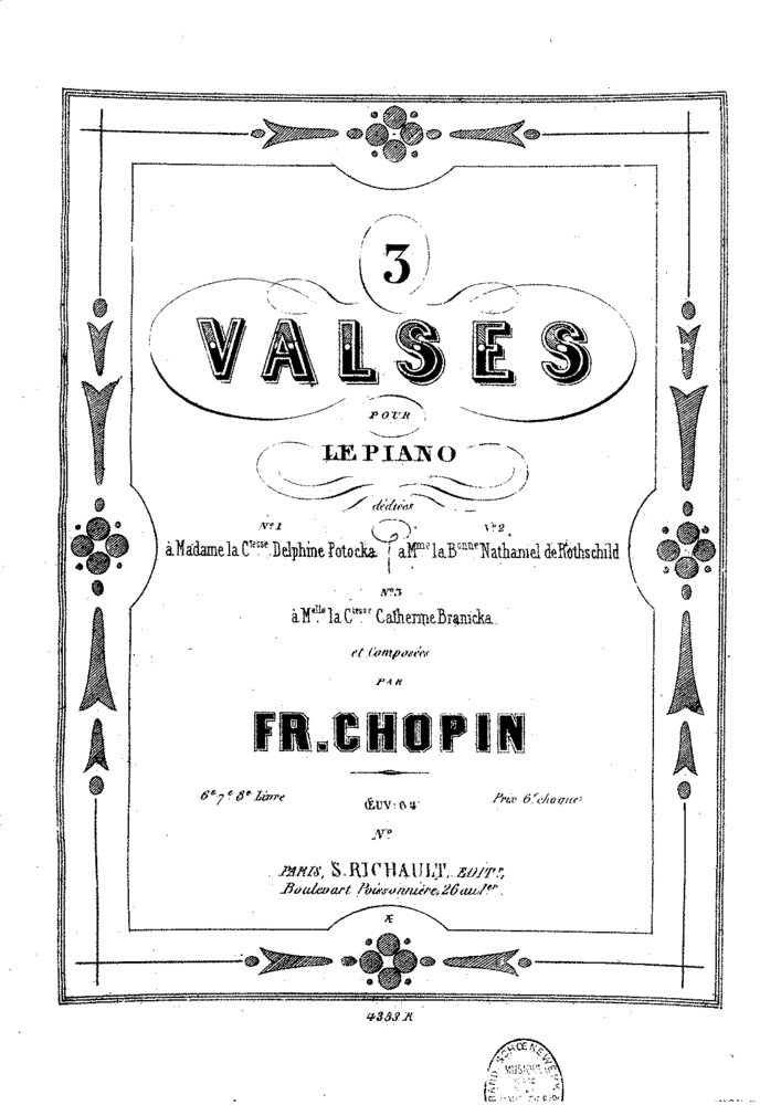 Cover image for Waltzes, Op. 64