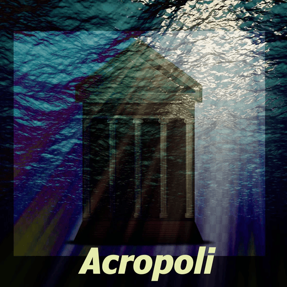 Album cover art for "Ακρόπολη (Acropoli)" by Sin Boy