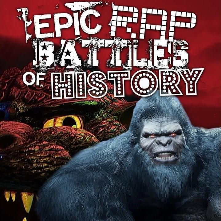 Album cover art for "Godzilla vs King Kong" by Epic Rap Battles of History & Nice Peter & EpicLLOYD
