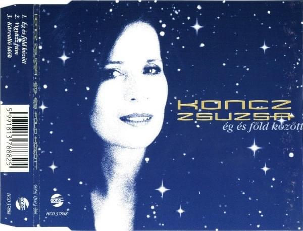 Album cover art for "Ég és föld között" by Koncz Zsuzsa