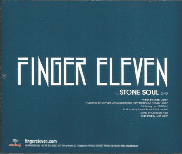 Album cover art for "Stone Soul" by Finger Eleven