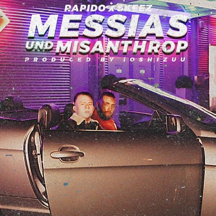 Album cover art for "Messias und Misanthrop" by Rapido & Skeez