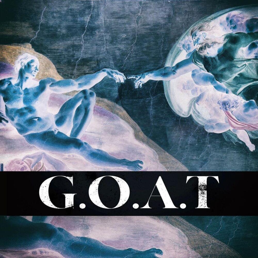 Album cover art for "G.O.A.T" by Loopy (루피) & The Quiett (더 콰이엇)