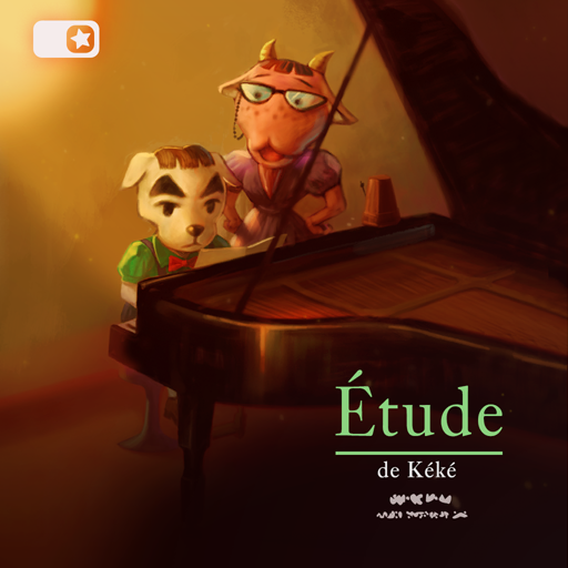 Album cover art for "けけのエチュード (K.K. Étude)" by K.K. Slider