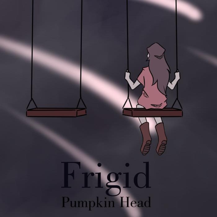 Album cover art for "Frigid" by Pumpkin Head (USA) & GUMI (グミ)