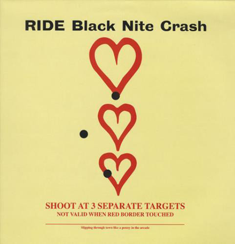 Album cover art for "Black Nite Crash" by Ride