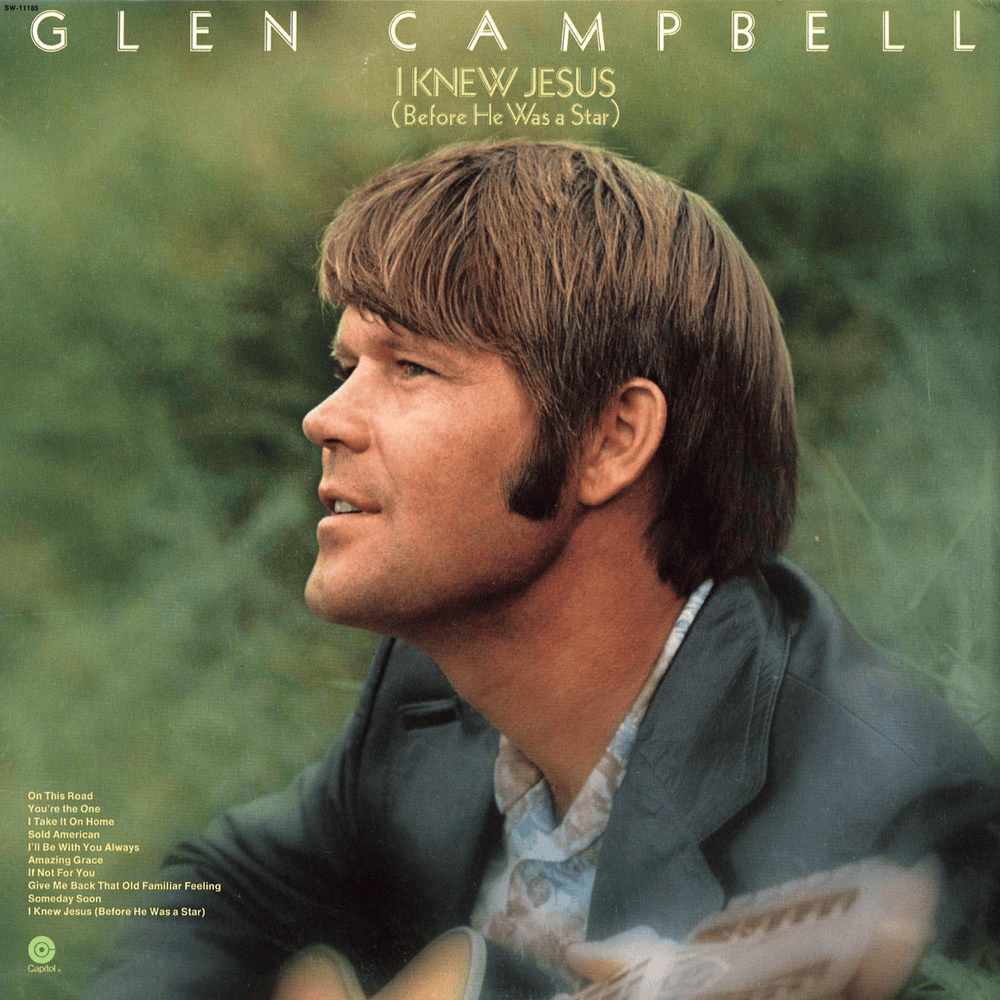 Album cover art for "Amazing Grace" by Glen Campbell