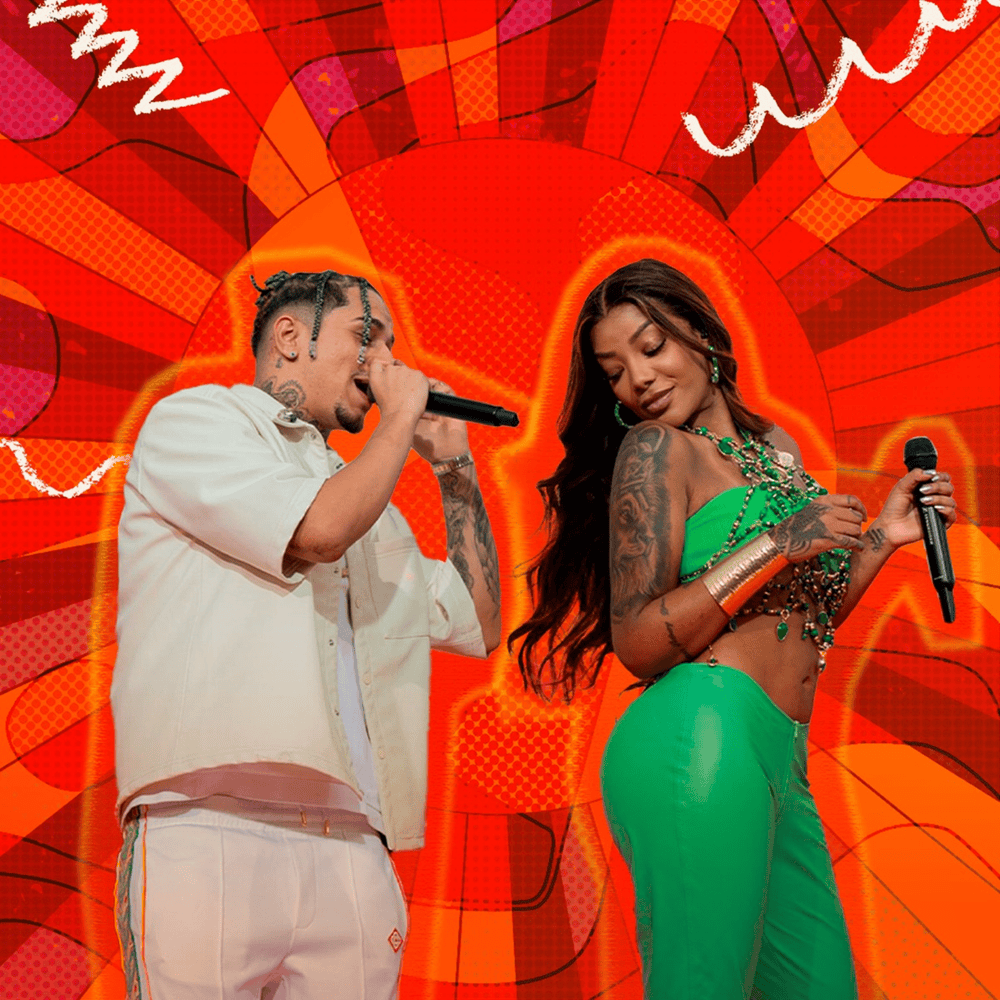 Album cover art for "Sim ou Não (Ao Vivo)" by LUDMILLA