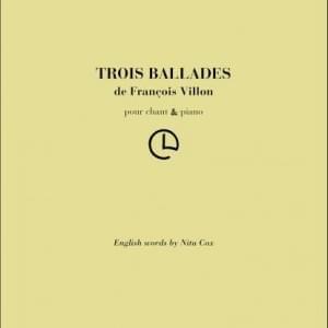 Cover image for Trois Ballades de François Villon