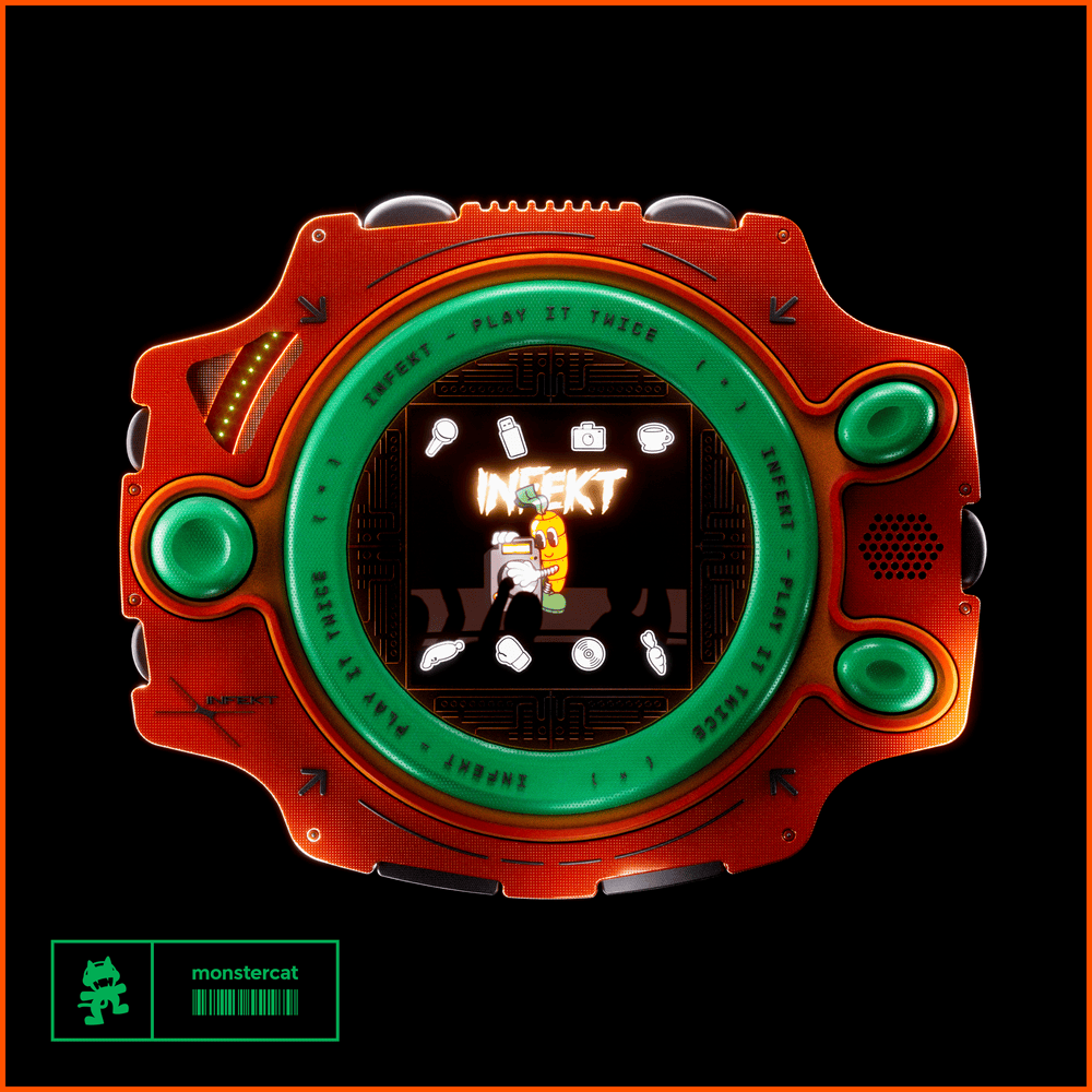 Album cover art for "PLAY IT TWICE" by INFEKT