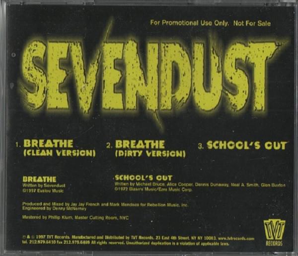 Album cover art for "Breathe" by Sevendust