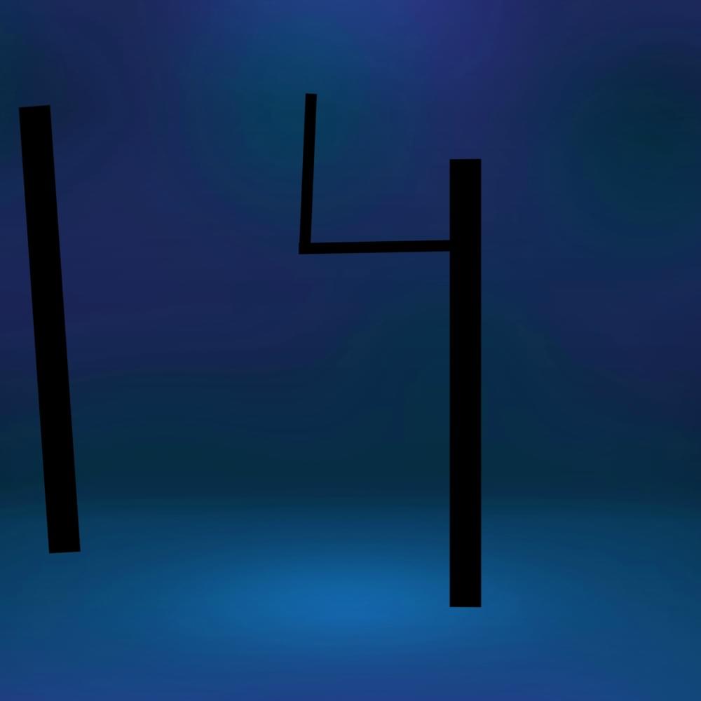 Album cover art for "Fourteen Shadows" by CC