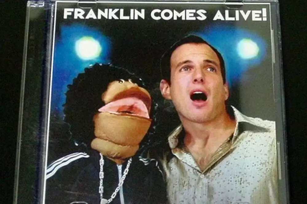 Album cover art for "It Ain’t Easy Being White" by Franklin and G.O.B.