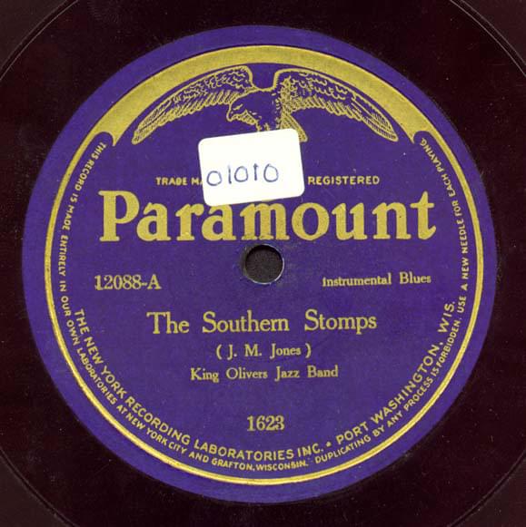 The Southern Stomps by King Oliver’s Creole Jazz Band