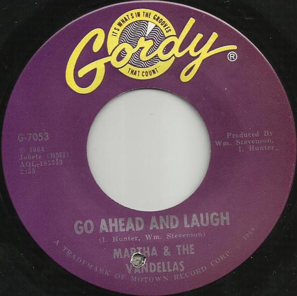 Album cover art for "Go Ahead And Laugh" by Martha Reeves & The Vandellas