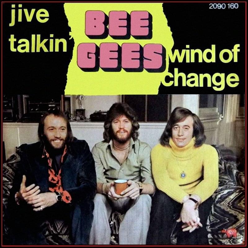 Album cover art for "Jive Talkin’" by Bee Gees