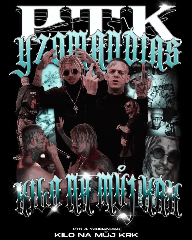 Album cover art for "KILO NA MŮJ KRK" by P T K