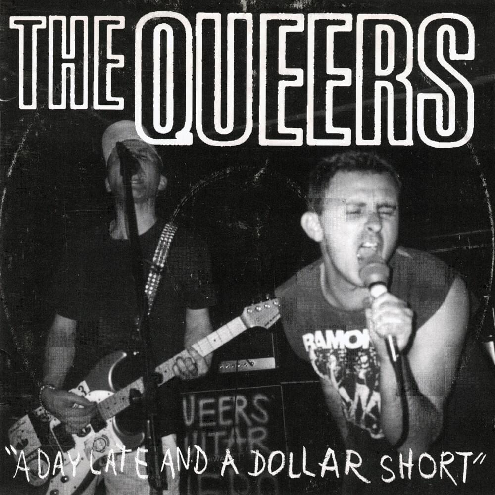 Album cover art for "Half Shitfaced [demo]" by The Queers