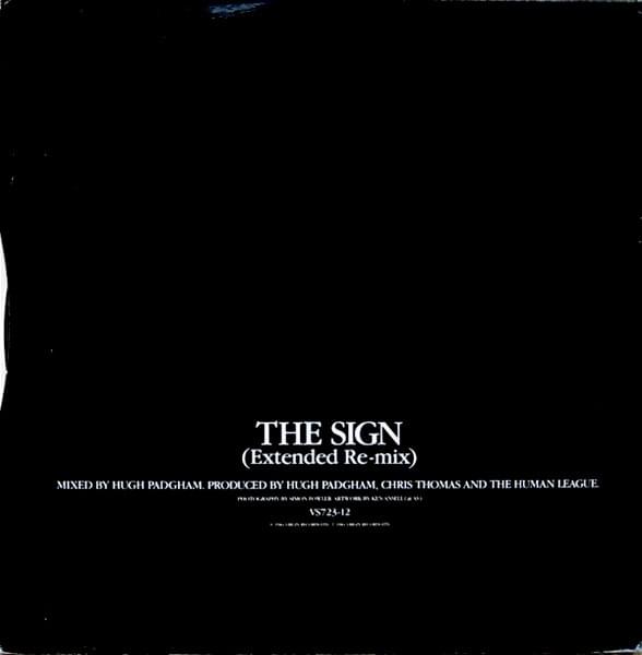 Album cover art for "The Sign (Extended Version)" by The Human League