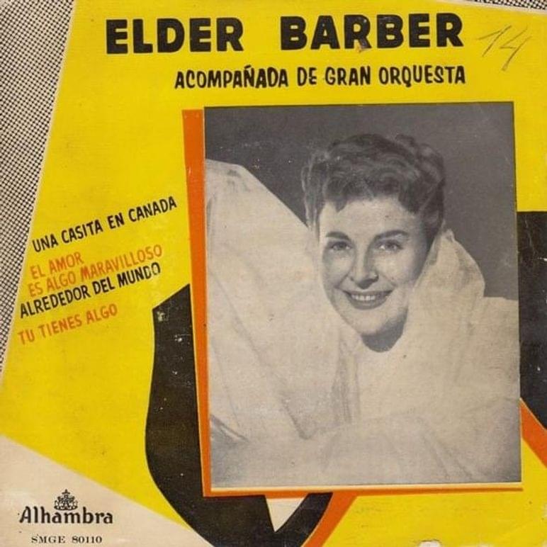 Album cover art for "Una casita en Canadá" by Elde Barber