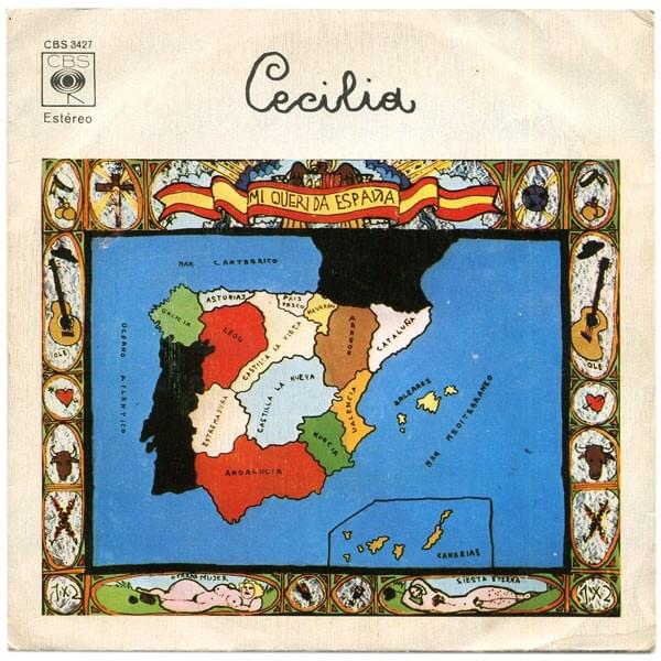 Album cover art for "Mi Querida España" by Cecilia