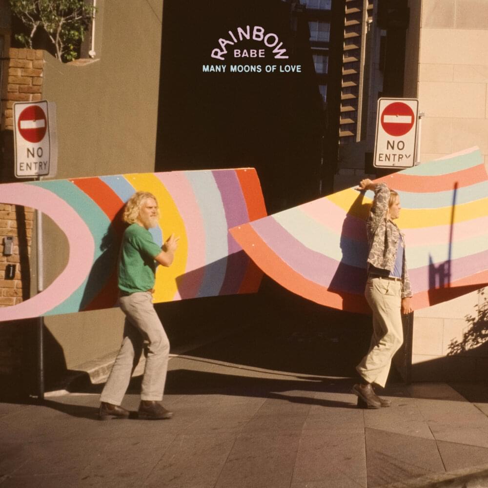Album cover art for "Many Moons of Love" by Babe Rainbow