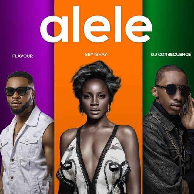 Album cover art for "Alele" by Seyi Shay & Flavour & Dj Consequence