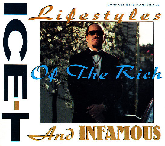 Album cover art for "Lifestyles of the Rich and Infamous" by Ice-T