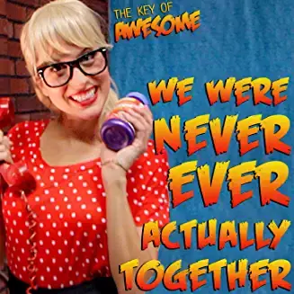 Album cover art for "We Were Never Actually Together" by The Key of Awesome