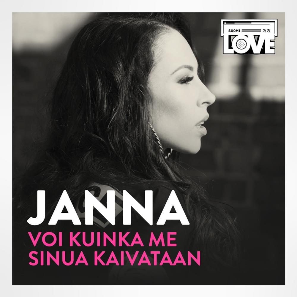Album cover art for "Voi kuinka me sinua kaivataan" by JANNA