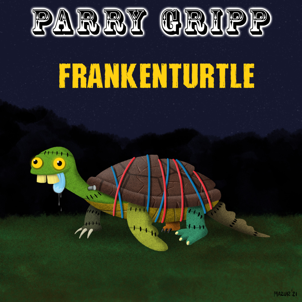 Album cover art for "Frankenturtle" by Parry Gripp