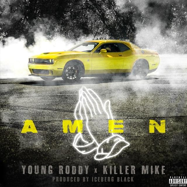 Album cover art for "Amen" by Young Roddy