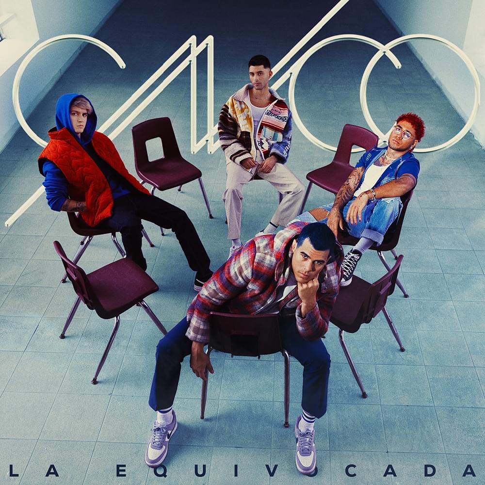 Album cover art for "La Equivocada" by CNCO